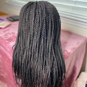 Used Medium Box Braids Wig